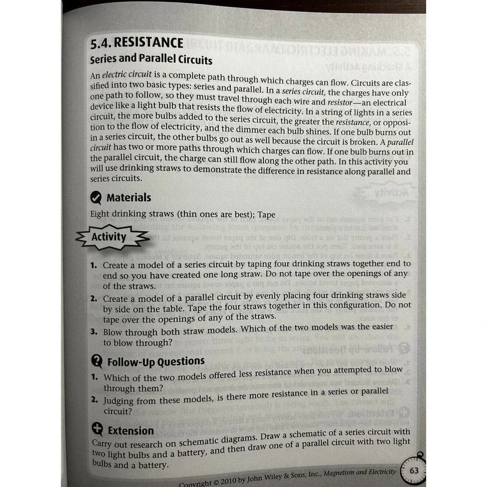 Jossey-Bass‎ The Science Teacher's Activity-a-Day, Grades 5-10